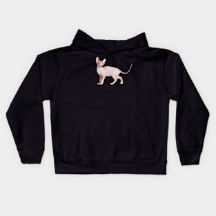 Cute Sphynx Cat Blep Kids Hoodie